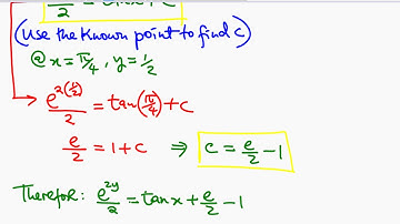 Solving separable differential equations (Part 2)