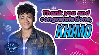 Thank you and congratulations, Khimo! | Idol Xclusive Pass | Idol Philippines Season 2