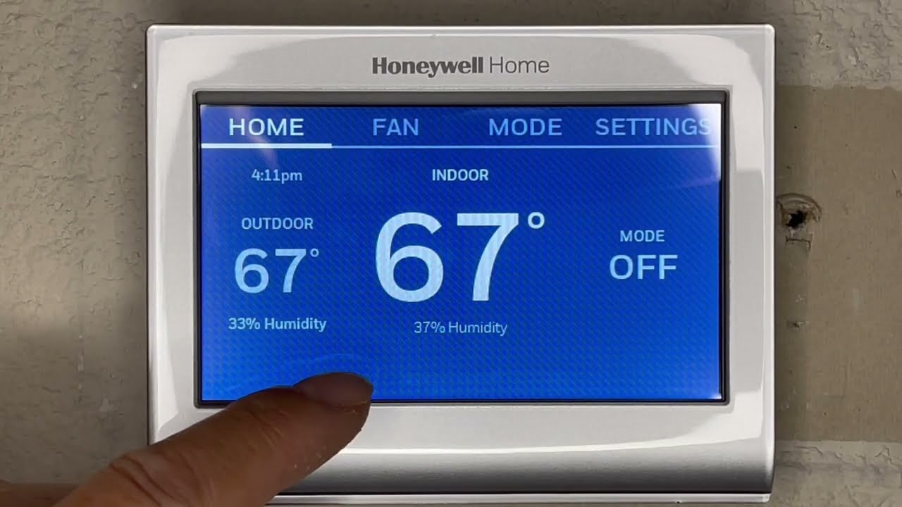 Thermostat Install Honeywell RTH9585WF Instructions Step by Step