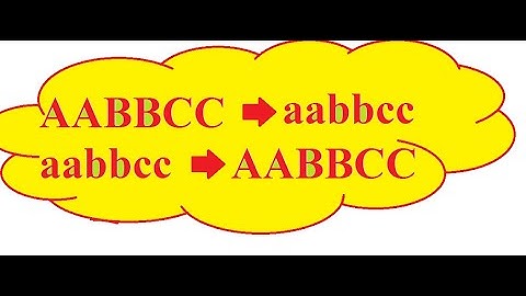 Hướng dẫn chuyển nhanh chữ hoa sang chữ thường trong Word - Thầy Duẩn