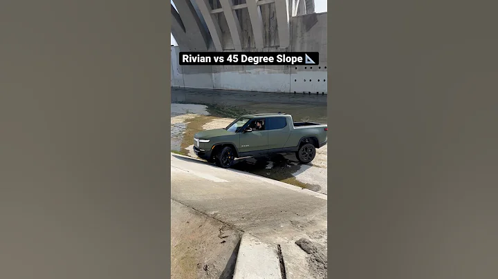 Rivian Electric Truck Attempts 45 DEGREE Climb! 📐😳