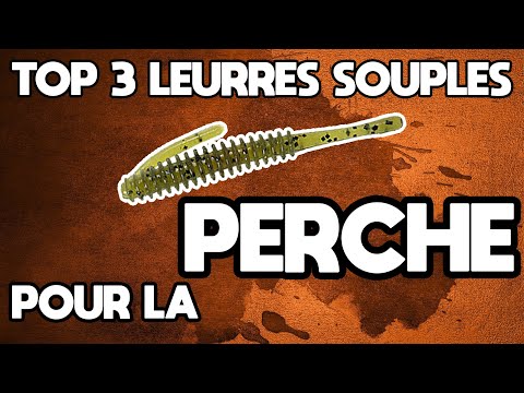 Mes 3 leurres souples préférés pour la perche 