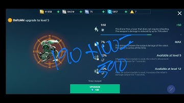 Drone upgrade Daltokki- 1300 microchips+upgrade token to max out