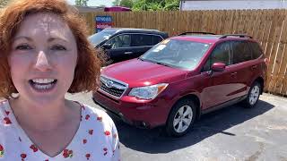 Beautiful red Subaru Forester low miles