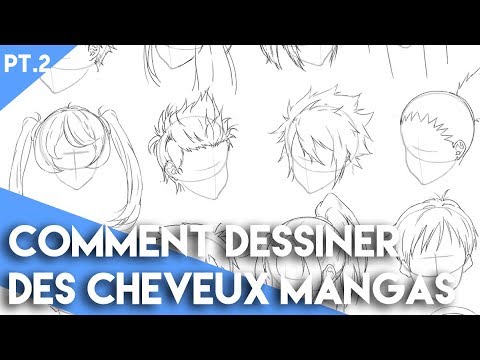 Comment Dessiner Des Cheveux Mangas Pt2