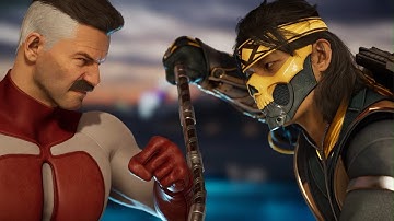 Mortal Kombat 1 - Omni-Man vs Takeda | All Intro/Interaction Dialogues