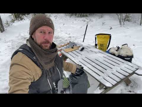 Vinterpaddling i Tidan