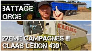 BATTAGE ORGE ! 27 CAMPAGNES POUR LA CLAAS LEXION