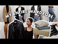 Trying on ALL my clothes | my entire wardrobe after a year of decluttering