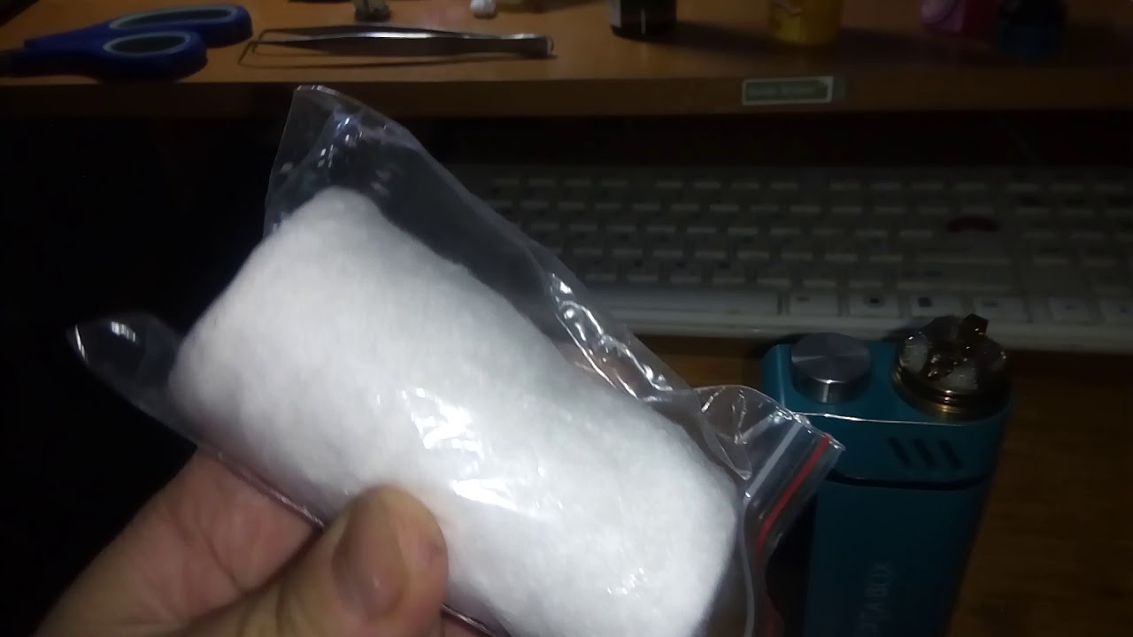 IJOY RDTA BOX и намотка простой нестерильной гигиенической ватой из аптеки