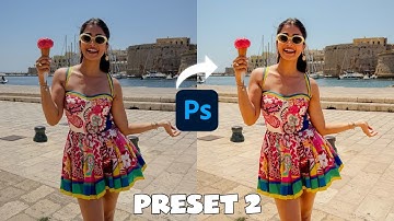 Natural & Clean Look Preset #2 | Photoshop Color Grading | Complete Tutorial ✅
