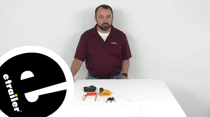etrailer | Feature Breakdown: Trimax Motorcycle Disc Brake Lock