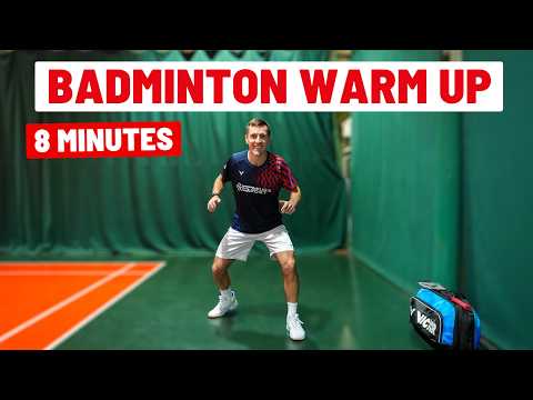 8 Minute Badminton Warm Up (follow Along)