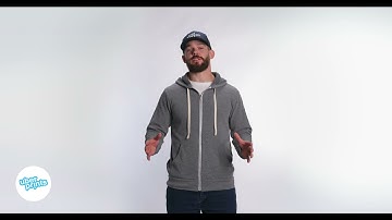 Triblend Sponge Fleece Zip Hoodie by Bella Canvas - Review Clip | Custom Printed at UberPrints