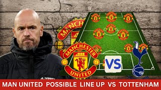 Man United Possible Lineup || Man United vs Tottenham || Man United Transfer News || Premier League