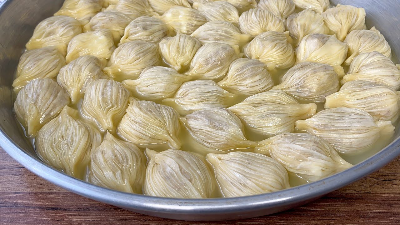 Bu baklavanın yapımı herkes hayran kaldı yiyenler tarifi istedi kolay mekik baklava tarifi