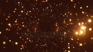 Light effect background hd video loop|Golden particles light template|No copyright template| screenshot 5