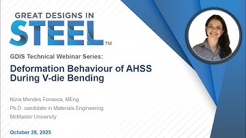 GDIS Technical Webinar: Deformation Behaviour of AHSS During V-Die Bending