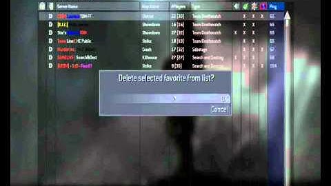 Call of Duty 4: Modern Warfare : MP PART 2 - How to connect to server [Discription]