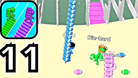 Bridge race - Gameplay Walkthrough Part 11 Best Racing Game (iOS, Android)