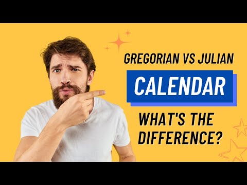 Video: How The Gregorian Calendar Differs From The Julian Calendar