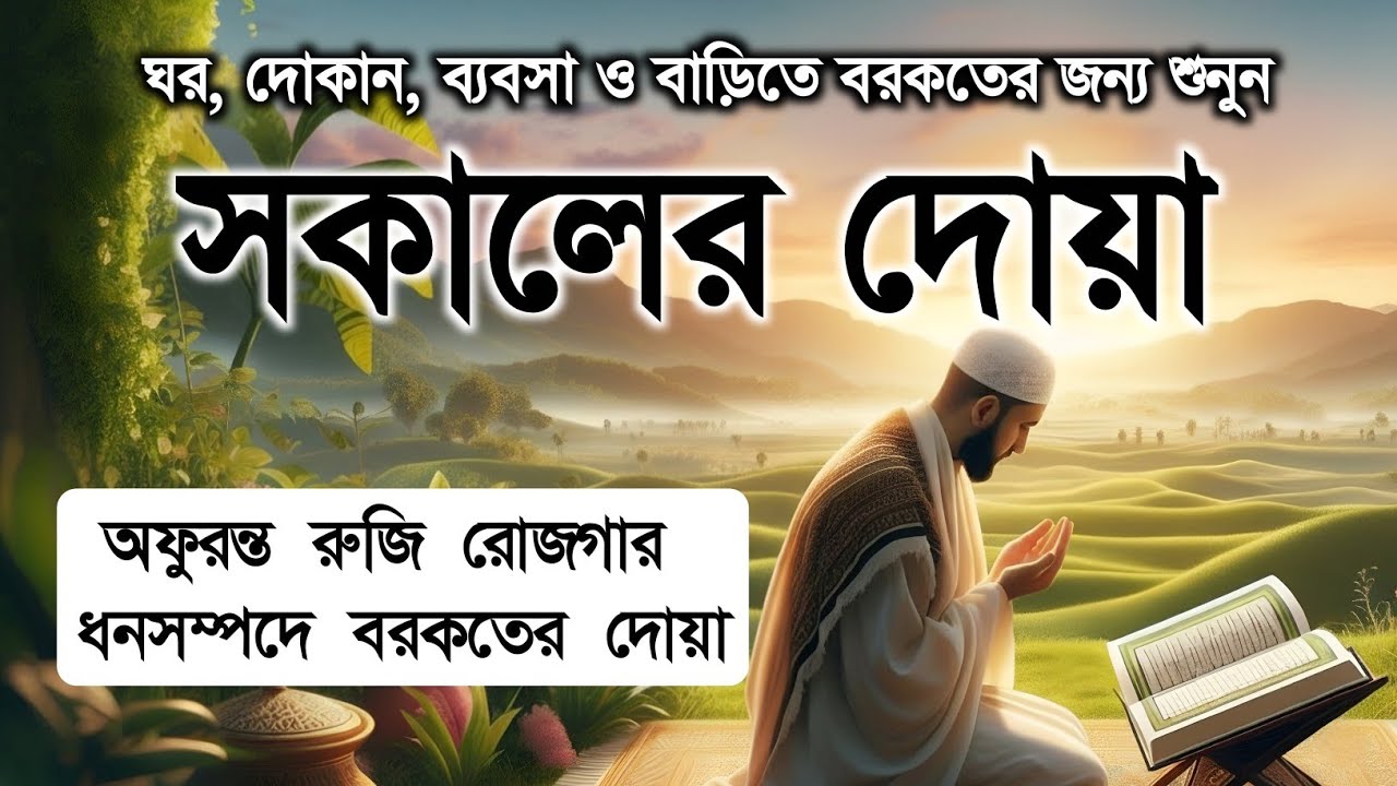 সকালটা শুরু হোক হৃদয় শীতল করা বরকতময় আয়াত দিয়ে। সকালের দোয়া ও জিকির। Morning Dua Full by Alaa Aqel