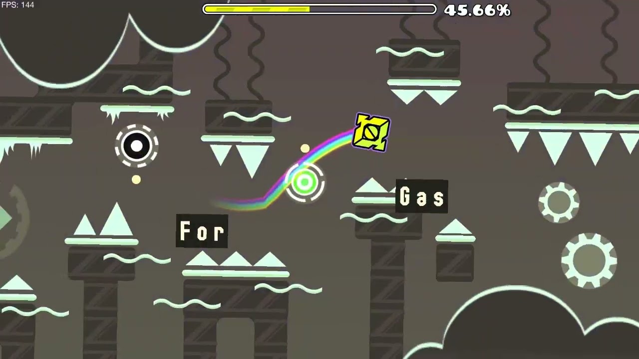 Geometry Dash Harder(★7)-My Roadtrip by Cynixk, 1 coin