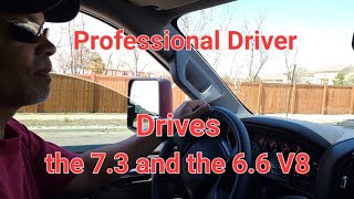 2024 6.6 V8 L8T Gasser vs. 7.3 Godzilla...professional truck driver drives both..see what he thinks!