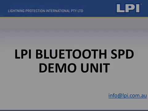 Bluetooth SPD Demo Unit