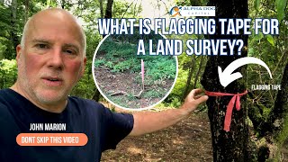 Why Land Surveyors Use Flagging Tape (and What Those Ribbons on Trees Actually Mean)