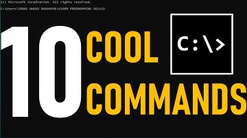 10 Cool Command Prompt Commands You Should Know - CMD Tutorials