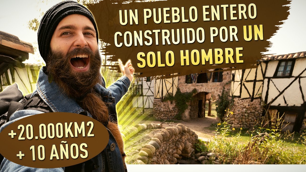 La ESCULTURA MÁS GRANDE DEL MUNDO: Artlanza, un pueblo construído por un solo hombre 💪🏻👨🏻🦳