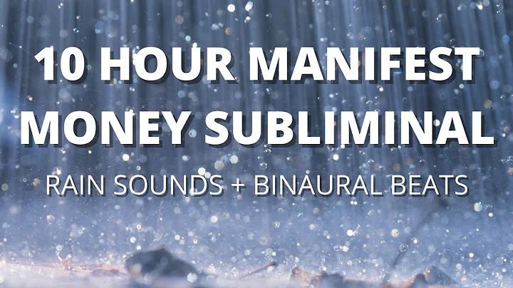 Manifest Money + Wealth 10 Hour Rain Sounds   Sleep Subliminal DELTA 2HZ   BINAURAL BEATS