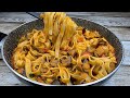 Non ho mai mangiato una pasta così deliziosa alle melanzane! Ricetta facile ed economica!