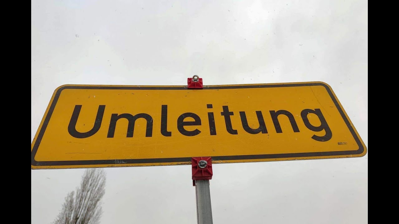 Vollsperrung der L 87 bei Belm und Icker für Sanierungsarbeiten - YouTube