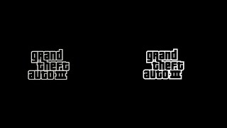 Grand Theft Auto III Original vs Definitive Edition Logo and Credits Side by Side Comparison