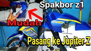 Cara Pasang Spakbor Z1 Di Motor Jupiter Z Burhan
