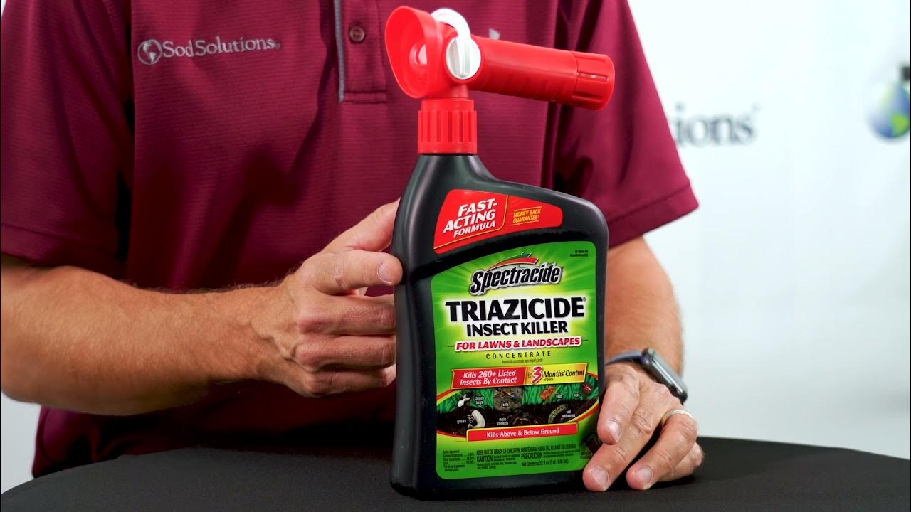 How to Use Spectracide Triazicide for Insect Control YouTube