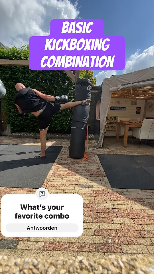 Kickboxing for beginners combination jabhigh hooklow to high hook