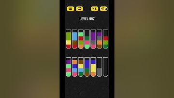 Water sort puzzle level 997