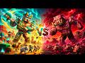 Warped Golem Army vs Zoglin Horde | Minecraft Animation | Full Movie