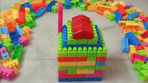 Satisfying DIY House /ASMR Building Blocks/block game Lego block #asmr#asmrsounds#buildingblocks