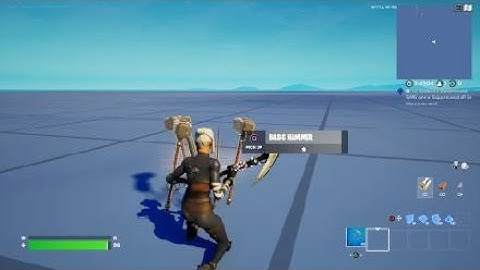 New fortnite basic hammer and sword