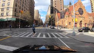 ⁴ᴷ⁶⁰ NYC State of Emergency : Driving Midtown to Upper West Side via West End Ave (April 16, 2020)