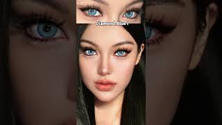 wooeye diamond blue I  #coloredcontacts