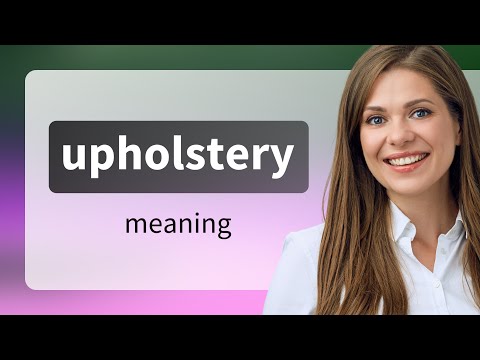 Seat Upholstery Meaning In Hindi
