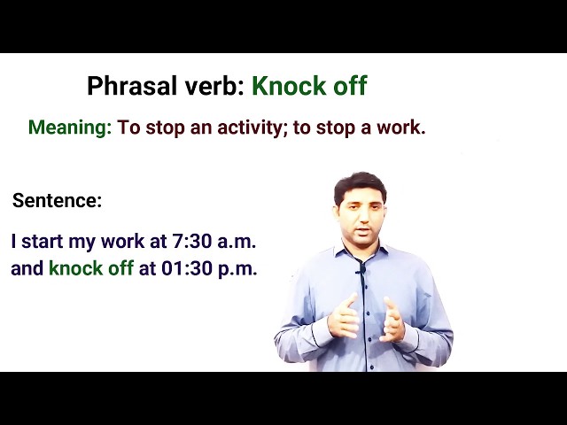 🔵 Knock Out Meaning - Knock Out Examples - Phrasal Verbs - British English  Pronunciation - Knock Out 