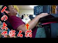 人間の上に乗るのが好きな猫。