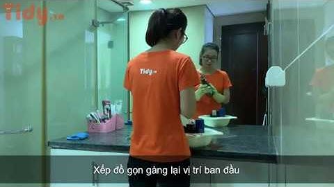Tidy - Quy trình dọn phòng vệ sinh