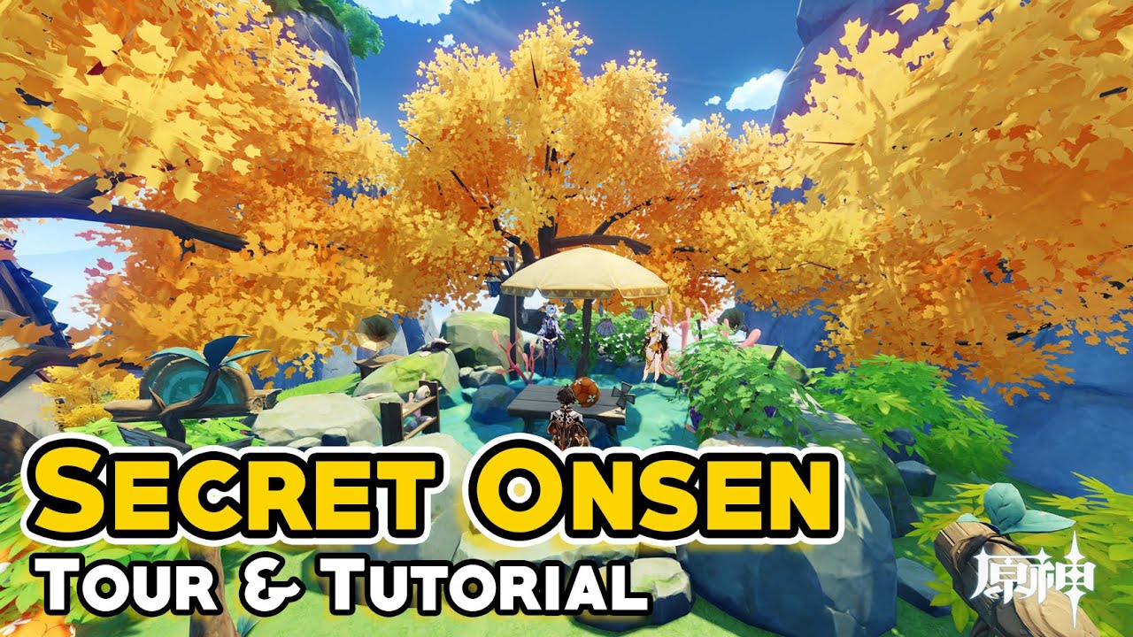 Serenitea Pot Secret Onsen Genshin Impact Teapot Layout Tutorial